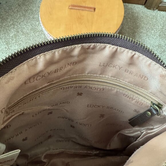 Lucky Brand Brown Leather Crossbody Bag - Picture 12 of 14